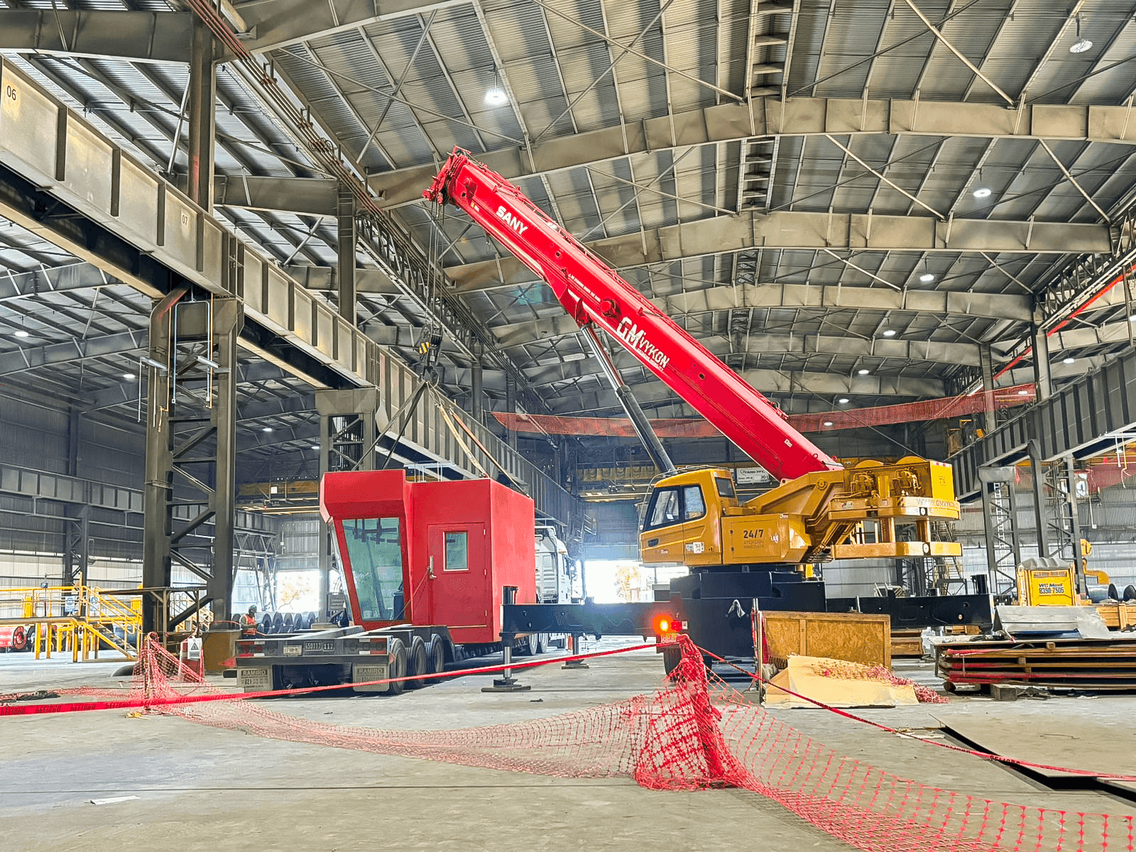 Movimientos especializados dentro de nave